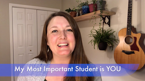 My most important student is you!